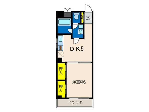 サンハイツ元町の物件間取画像